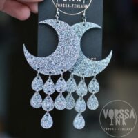 Kuunsäde hopea glitteri