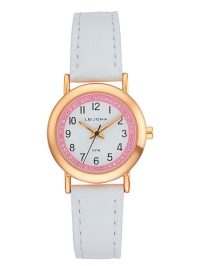 LEIJONA JUNIOR TINY ROCKS GOLD & PINK LASTEN RANNEKELLO