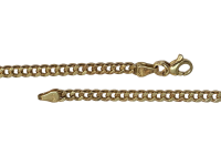 KULTAINEN KAULAKETJU, PANSSARI, 55CM