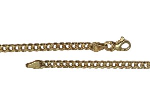 KULTAINEN KAULAKETJU, PANSSARI, 55CM